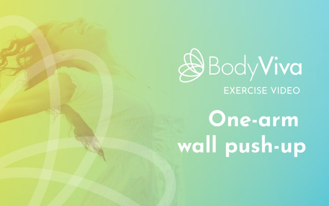 One-arm wall push-up